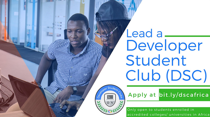 Apply to Lead the Google Africa Developer Student Club (DSC) Program at your University